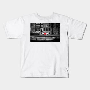 The Red Door in Amsterdam Kids T-Shirt